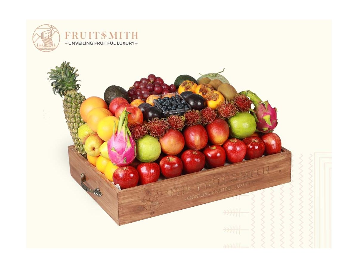  Indulgence Delight Fruit Gift Tray FRONT