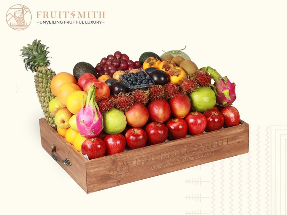  Indulgence Delight Fruit Gift Tray FRONT